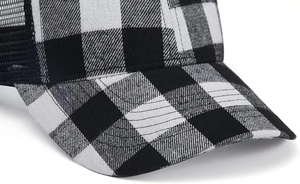 High Quality Customizable <b>Summer</b> Beach Canvas Trucker <b>Hat</b> for Women <b>Men</b> 6 Panel Adjustable Mesh Waterproof Trucker <b>Hats</b> - Product Image 6