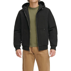 เสื้อฮู้ดของผู้ชายผ้าฝ้ายแบบสวมหัวมีฮู้ดแบบสวมหัวเสื้อฮู้ดผู้ชายแฟชั่น100% มาใหม่ - Product Image 4