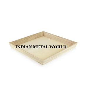 งานแต่งงานอาหารให้บริการถาดโรงแรมรอบรูปร่างขนาดกลางโลหะถาดอาหารจากผู้ผลิตและผู้จัดจำหน่ายในประเทศอินเดีย - Product Image 6