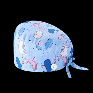 Ajustement de haute qualité taille personnalisée coton bonnet chirurgical chapeaux de gommage hôpital médecin infirmière bonnet de gommage - Product Image 4