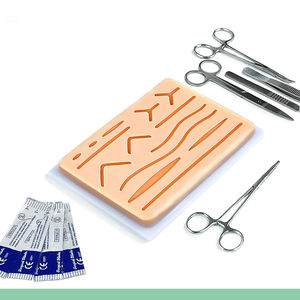 Kit completo de práctica de sutura de alta calidad con almohadilla de práctica de sutura Kit quirúrgico alemán de acero inoxidable - Product Image 2