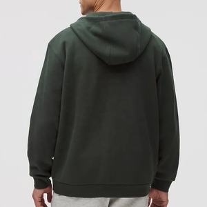 Sweat à capuche ras du cou en gros coton personnalisé broderie impression sweats à capuche poids lourd vierge surdimensionné hommes sweats à capuche - Product Image 6