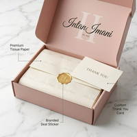 Boîte en carton ondulé en papier kraft de luxe pour la vente en gros OEM, emballage pour robes, sous-vêtements, chaussures, chaussettes, vêtements