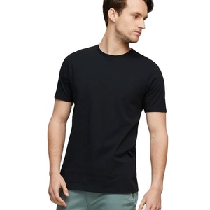 เสื้อยืดแขนสั้นผู้ชายผ้าฝ้ายแท้ 100% แบบเรียบ หนานุ่ม รับสกรีนโลโก้ - Product Image 3