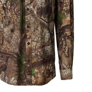 Camo Hunting Clothes Lightweight Performance Sublimation Outdoor Long Sleeve <b>Shirts</b> Custom Made Men Hunting T-<b>Shirts</b> - Product Image 5