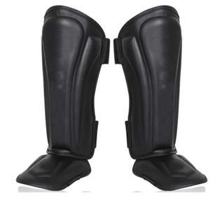 2025 nouveauté meilleure vente cuir de vachette protège-tibias Logo personnalisé taille adulte et jeunesse protège-pieds pour SI-SG-02 de boxe - Product Image 1