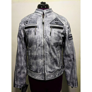 ¡Novedad de 2025! Chaqueta de invierno para hombre, cuero genuino hecho profesionalmente, estilo informal de calle con cuello levantado - Product Image 1
