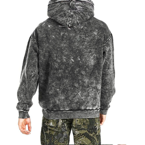 เสื้อฮู้ดผู้ชายซักกรดแบบสวมหัวน้ำหนักเบามีบริการ OEM แบบใหม่ล่าสุดสำหรับฤดูหนาว - Product Image 6