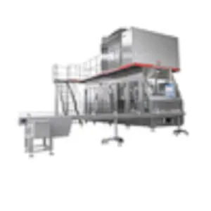 Fully automatic gable top carton filling machine Filler Water Beverage packing machine juice filling machine