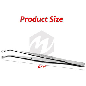 Pinzas de sutura de maíz de alta calidad, alicates quirúrgicos dentales, pinzas para ojales, herramientas de tejido, instrumentos médicos de ortodoncia de acero inoxidable - Product Image 4