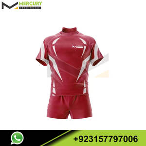 OEM ที่กำหนดเอง100% โพลีเอสเตอร์การออกแบบระเหิดเต็มรูปแบบพิมพ์ Unisex สวมชุดรักบี้ - Product Image 2