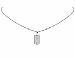 S925 Argent Personnalisé Moissanite Diamant Rectangle Cluster Hip Hop Bijoux Pendentif Charme Pour Hommes Femmes Collier - Product Image 5