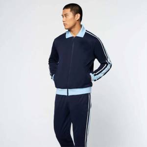 ชุดเสื้อแจ็กเก็ตและกางเกงวอร์มสวมใส่สบายเหมาะสำหรับกิจกรรมกีฬากีฬาและชุดลำลอง - Product Image 2