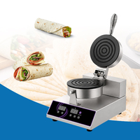 Machine à crêpes ronde professionnelle, machine à faire des crêpes aux œufs, affichage numérique, machine à faire des gâteaux et du pain pour les magasins alimentaires