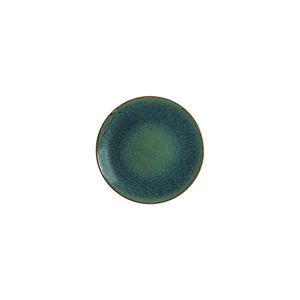 Plato Plano para Servir de Porcelana Celadon de 21 cm, Marca Bonna Mar Bloom, con Diseño Estilo Wabi-Sabi - Product Image 1