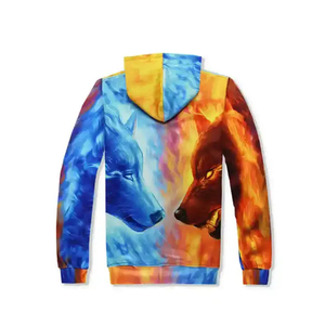 Survêtement de jogging à sublimation pour hommes Taille XL Survêtement d'hiver en polaire avec logo personnalisé Survêtements de sublimation OEM - Product Image 5