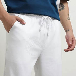 High Quality Cotton <b>Men's</b> Summer T-Shirt and <b>Trouser</b> Set OEM Service Logo Feature Plus Size XL Size - Product Image 5