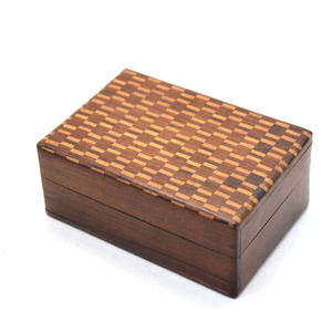 Modern Handcrafted <b>Wood</b> Gift <b>Box</b> with Floral Pattern <b>Carved</b> Jewelry or Storage <b>Box</b> Polished Finish Eco-Friendly On-Sale - Product Image 4