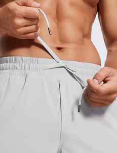 <b>Men's</b> Double Layer Workout Running <b>Shorts</b> Comfort <b>Elastic</b> <b>Waistband</b> Quick Dry Gym Jogging <b>Shorts</b> 2 Layers Solid 2-in-1 <b>Shorts</b> - Product Image 6