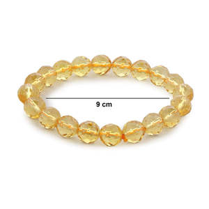 NOVAMART Fine Arihant Gems & Jewels Unisex Citrine Bracelet Natural Astrological Gemstone Positive Effect Crystal <b>Bangle</b> for Bot - Product Image 4