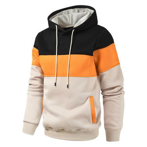 เสื้อฮู้ดผู้ชายแบบใหม่สุดฮิต ทันสมัย ผ้าถักบุซับใน เป็นมิตรกับสิ่งแวดล้อม ผ้าเนื้อนุ่ม ไม่ยับ เหมาะสำหรับฤดูหนาว - Product Image 3