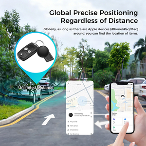 UNIEAN FM08 Mini Rastreador GPS Inteligente, Localizador de Llaves con <span class=keywords><strong>Alarma</strong></span> Antirrobo, Etiqueta de Localización para Coche, Material Plástico - Product Image 3