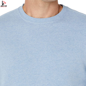 LOGOTIPO personalizado hombres suéter Casual algodón diseño prendas de punto Patrón Bordado de punto Jersey de invierno personalizado sudadera - Product Image 4