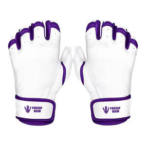 Gants de baseball en cuir légers et durables, écologiques, pour adultes, avec options de logo personnalisé pour le frappeur, OEM - Product Image 1