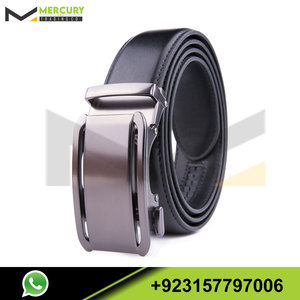 เข็มขัดหนังสำหรับผู้ชายชุดเดรสเข็มขัดอัตโนมัติสำหรับผู้ชายอุปกรณ์เสื้อผ้าปรับแต่งได้ - Product Image 3