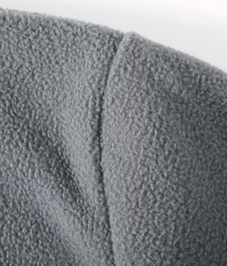 Sweat à capuche décontracté pour homme, col rond, gris clair rose, 100% coton molletonné, surdimensionné, manches longues, hiver, impression numérique - Product Image 5