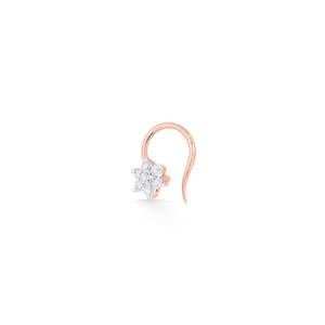 เครื่องประดับจมูกทรงดาวประดับเพชรซิร์คอนชุบทอง 14k สำหรับงานแต่งงานหรือเป็นของขวัญหมั้น - Product Image 3