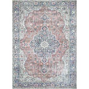 Alfombras de Lana Anudadas a Mano de Gran Tamaño, Diseño de Medallón Rojo y Naranja, para Sala de Estar o Pasillo - Pae-1679 - Product Image 1