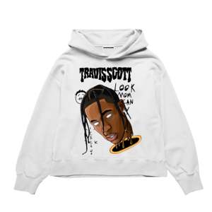 Sudadera con Capucha Estilo Urbano de Travis Scott, 100% Algodón Tejido, Camuflaje, Serigrafía, Lavado Enzimático, Apliques Bordados en 3D - Product Image 1