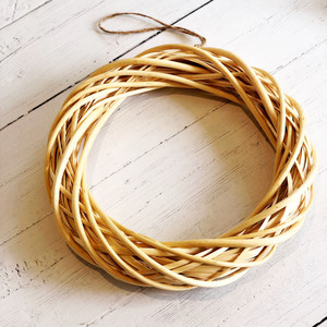 Couronnes de Noël en rotin guirlande de vigne de raisin séchée pour accrocher au mur intérieur décoration murale de maison guirlande de rotin pour Noël - Product Image 5