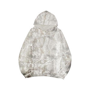 Femmes Camo Hoodies Feuille D'érable Imprimer Sweat À Capuche Surdimensionné Polaire Pull Sweats À Manches Longues avec Poche - Product Image 1