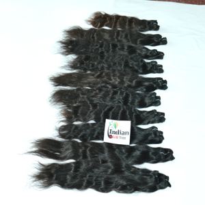 ผมแท้เวียดนามอินเดียแบบเวอร์จิ้นธรรมชาติไม่ผ่านกระบวนการ  แบบมัด  ลอนคลื่น  จัดเรียงเกล็ดผม  สำหรับต่อผม  โดย Export - Product Image 5