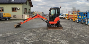รถขุดขนาดเล็ก Kubota รุ่น U25-3 น้ำหนัก 2.5 ตัน พร้อมบุ้งกี๋ 3 ใบ แบบ Zero Tail Swing ระบบไฮดรอลิก สำหรับงานก่อสร้างในฟาร์ม มีจำหน่าย - Product Image 3