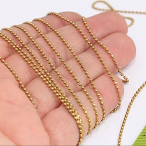 Chaîne boule en laiton brut - Product Image 1