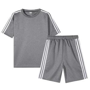 Ensemble de sport de basketball pour hommes, ensemble décontracté à manches courtes pour couple, ensemble deux pièces, shorts d'été, transfrontalier - Product Image 5