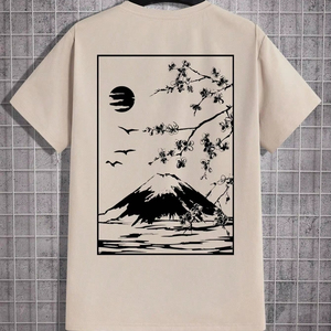 Haute qualité 100% coton Vintage lavé à l'acide T-Shirt pour hommes personnalisé imprimé au Pakistan doux pour Fitness 260 grammes poids du tissu - Product Image 1