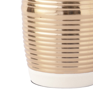 Pot de plantes en L Bougie Grand vase en métal avec fond rond Accents dorés Vase de table au design traditionnel pour centres de table de mariage - Product Image 4