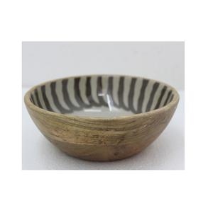 House <b>hold</b> Flatware Natural Wooden Bowl Server Set High Quality Mango Wood Salad Bowl Wooden Mixing Bowl - Product Image 5