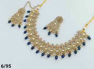 Dernière mode Collier ras du cou traditionnel plaqué or Ensemble de bijoux pour femmes - Product Image 5