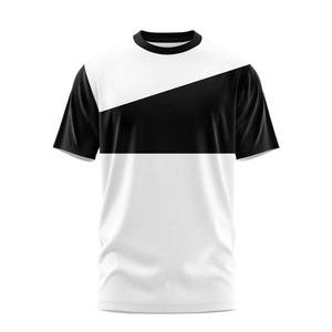 Camisetas en blanco de gran tamaño personalizadas de algodón 100% de calidad superior para hombre, camiseta de talla grande con cuello redondo y contraste de Color para hombre - Product Image 2