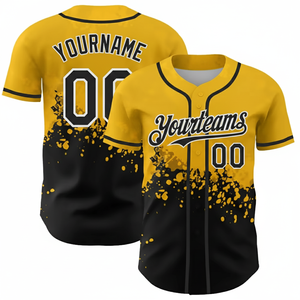 Premium Quality Custom 100% Polyester Heat-Transfer Printed <b>Baseball</b> Jerseys Breathable Quick Dry Crew Neck Unisex Plus Size - Product Image 4