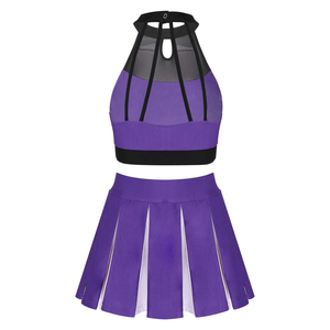 Uniforme de cheerleading sur mesure avec logo personnalisé, service de sublimation OEM, uniforme de sport de haute qualité pour femmes, 100% polyester - Product Image 3