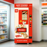 Máquina Expendedora Automática de Comida Caliente TCN, Dispensador Inteligente de Almuerzos con Sistema de Calentamiento por Microondas para Oficina y Lugar de Trabajo