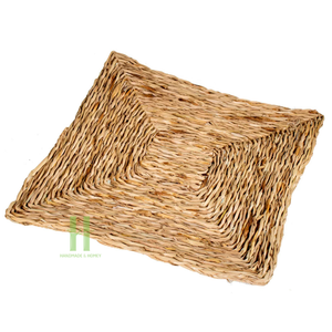 Nouveaux produits tapis en jonc de mer naturel pour petit animal de compagnie tapis artisanal à mâcher pour lapin Hamster perroquet taille OEM au Vietnam - Product Image 3