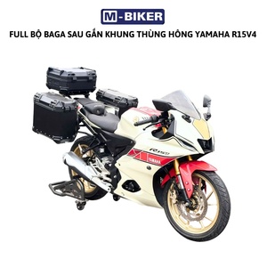 Stainless Steel R15 V4 Rear Luggage <b>Rack</b> with Side Pannier Frame for Street Motorcycle Retrofit/Upgrade - Product Image 2