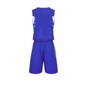 Uniforme unique léger de basket-ball de couleur unie d'uniforme de basket-ball de style pour l'uniforme adulte de basket-ball d'usage - Product Image 2